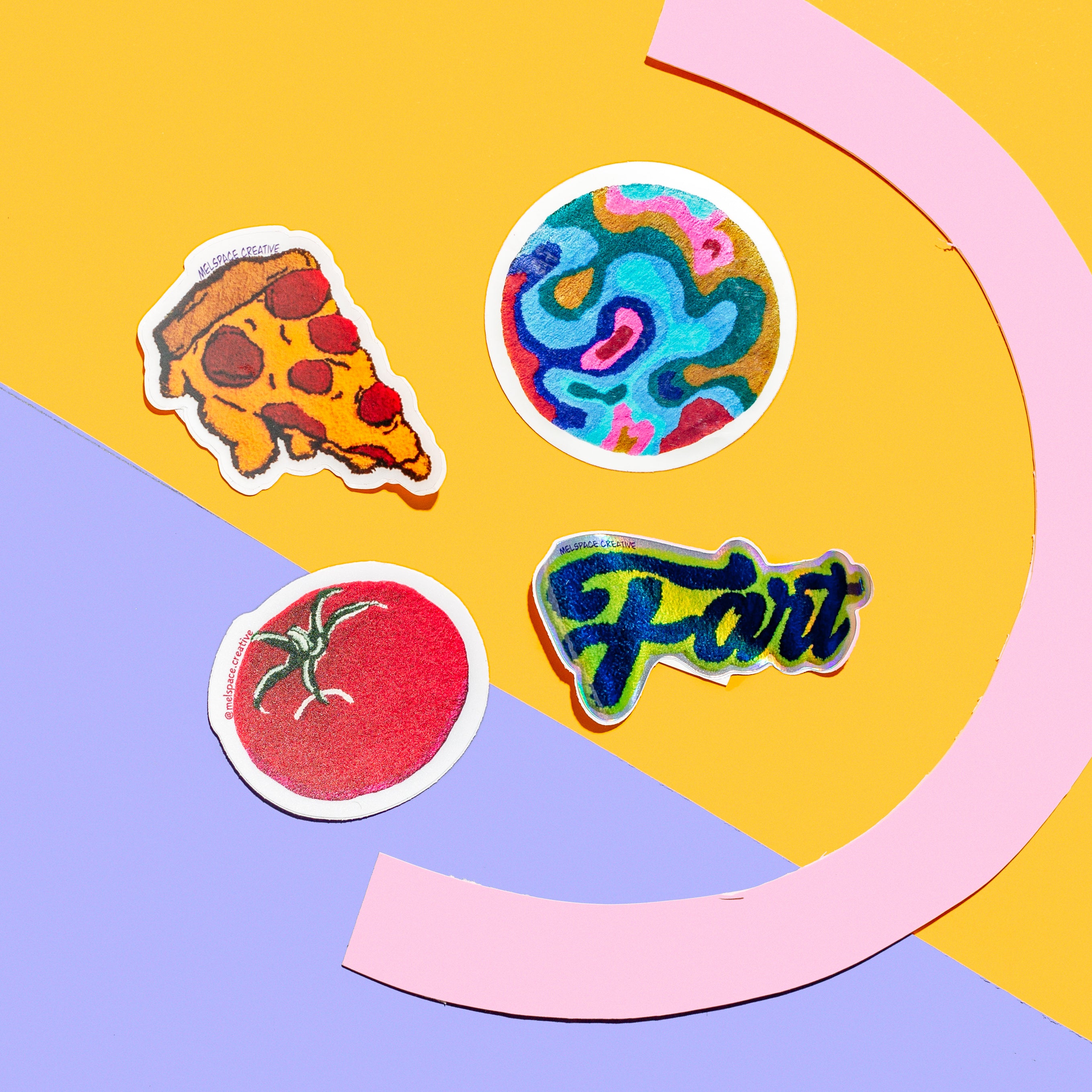 Melspace - "Tufted" Sticker Pack