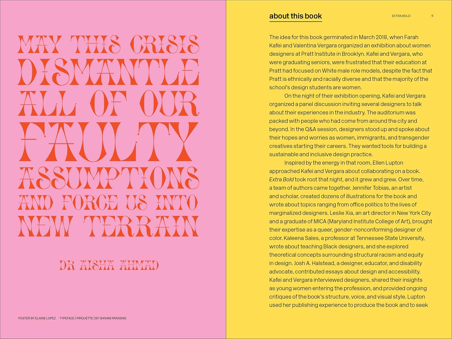 Extra Bold: A Feminist, Inclusive, Anti-racist, Nonbinary Field Guide for Graphic Designers Book