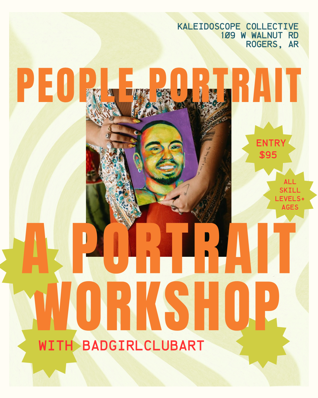 People Portrait: A Painting Workshop with Kira of @Badgirlclubart 🎨💖
