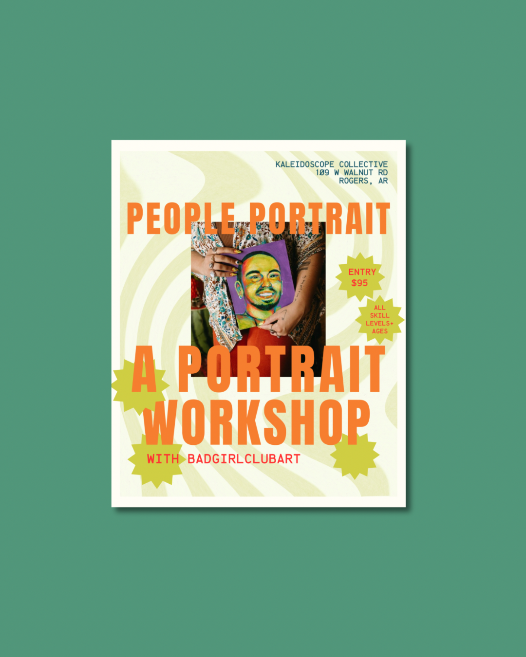 People Portrait: A Painting Workshop with Kira of @Badgirlclubart 🎨💖