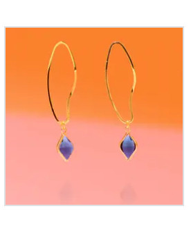 Tribe + Temple - Abstract Dainty Hoop