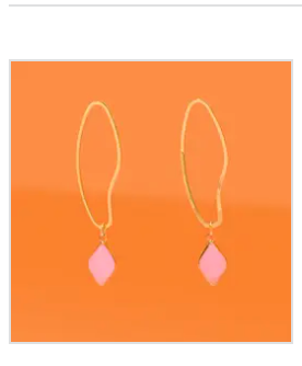 Tribe + Temple - Abstract Dainty Hoop