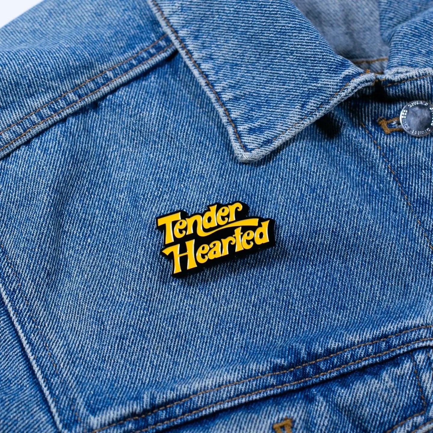Posse Paper Goods - Tender Hearted Enamel Pin