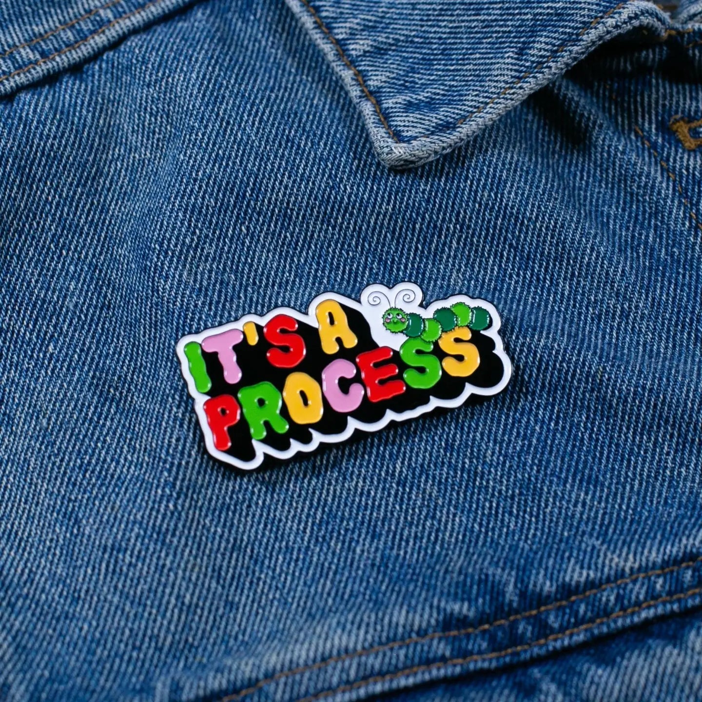 Posse Paper Goods - It's A Process Enamel Pin