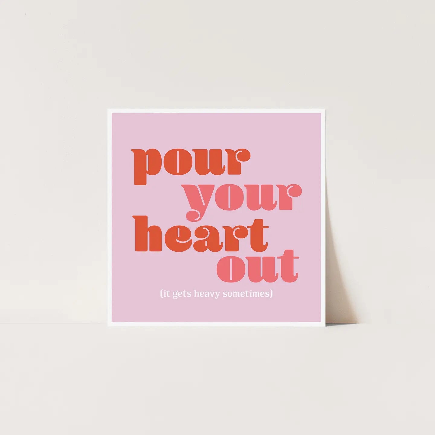 Posse Paper Goods - Pour It Out Art Print