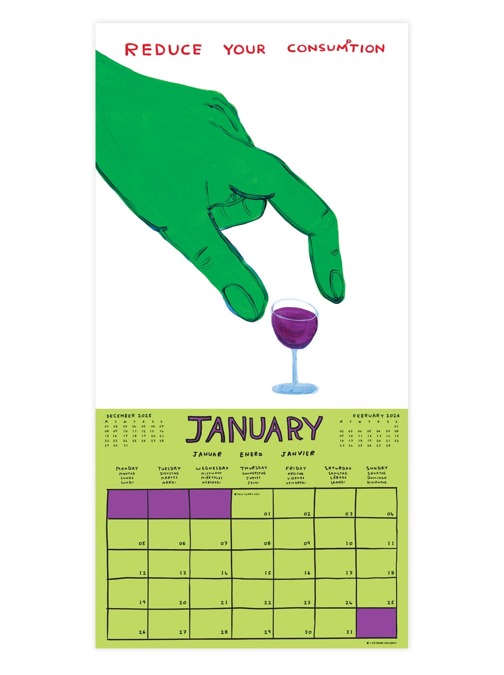 David Shrigley - 2026 Calendar