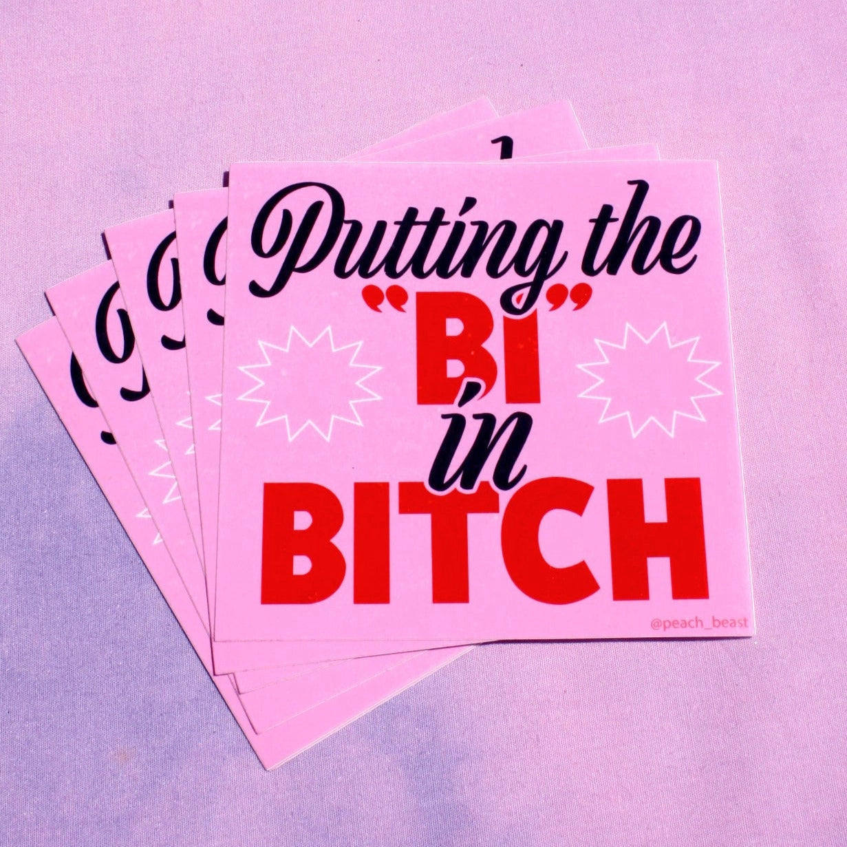 Peach Beast- Stickers