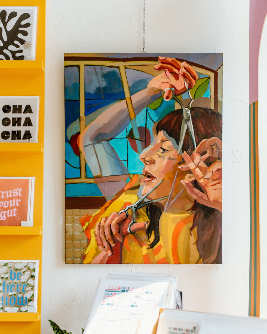 Greta Kresse - * “Home Cut” Painting