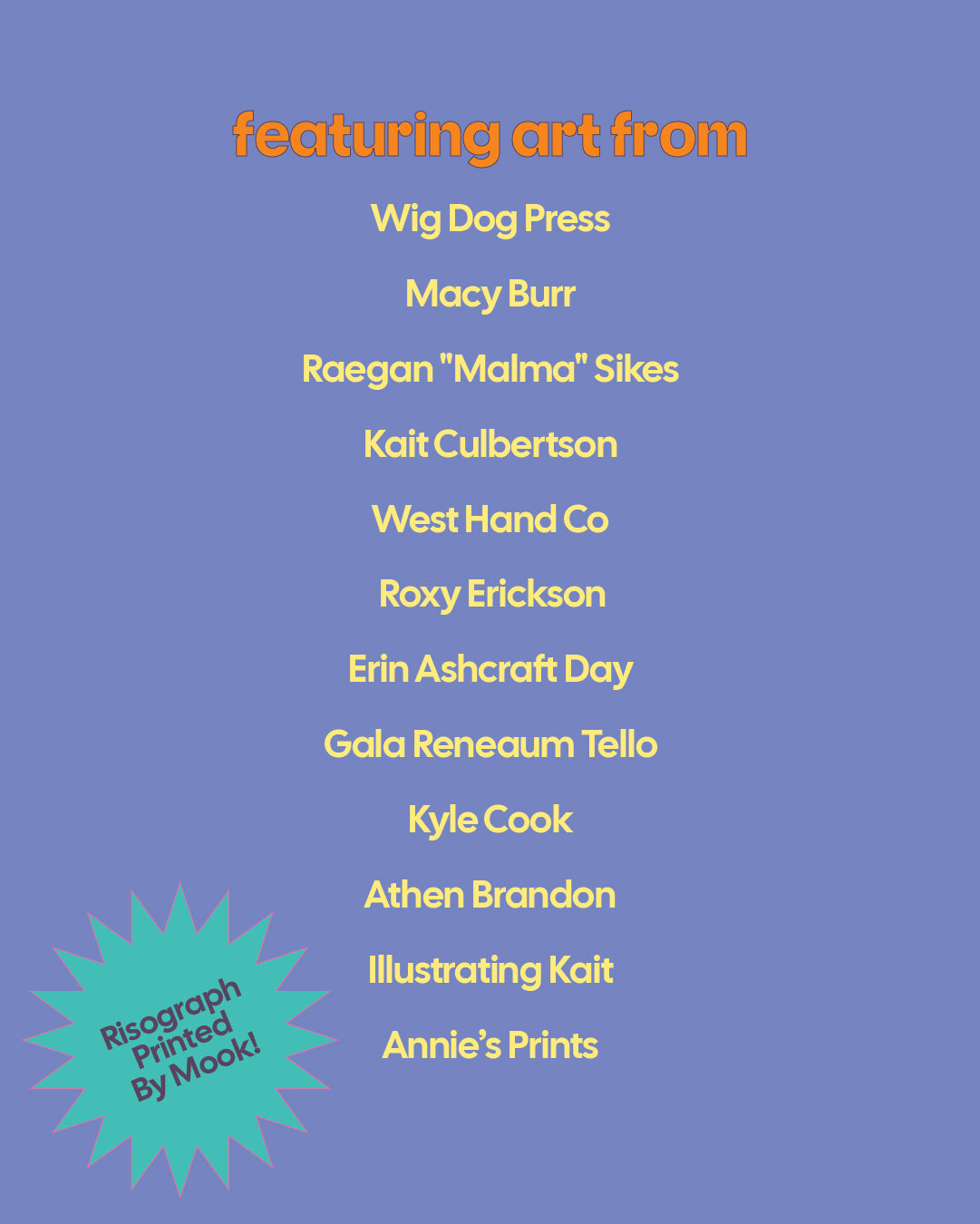 2026 Kaleidoscope Collective Artist Calendar — Limited Edition Risograph Release