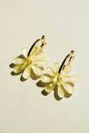 Paulina Otero- Flower Hoop Earrings