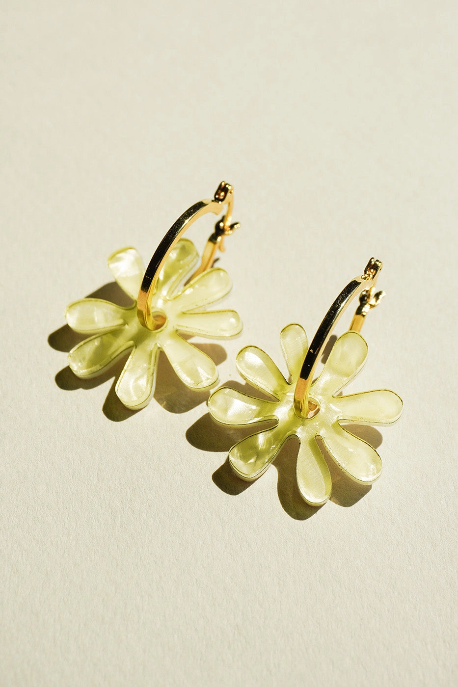 Paulina Otero- Flower Hoop Earrings