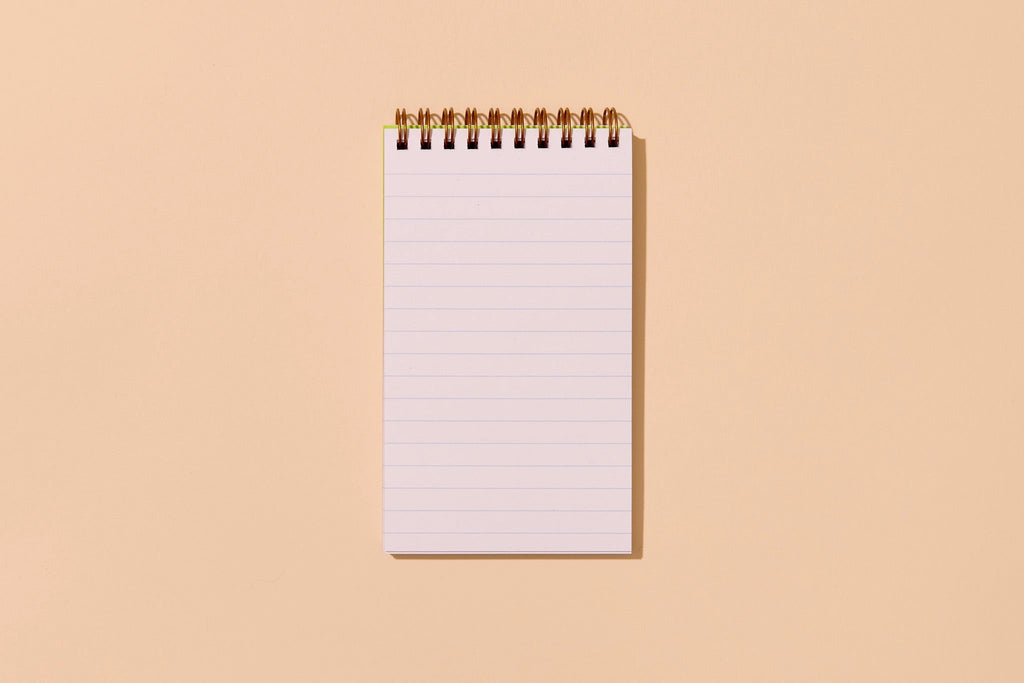 And Here We Are - Sky and Clouds Spiral Pocket Size Notebook