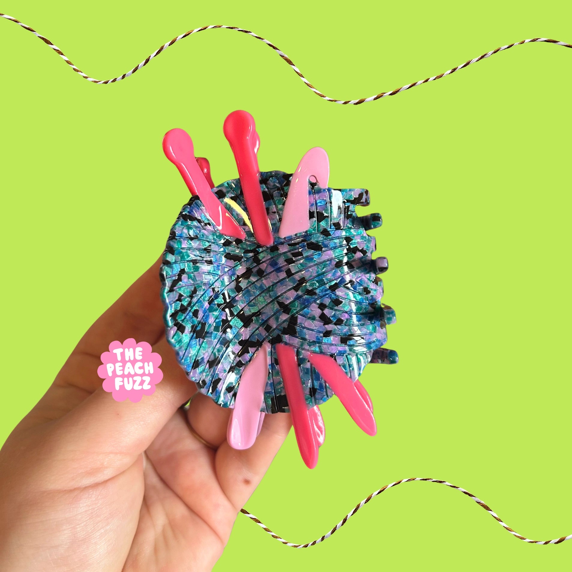 The Peach Fuzz - Hair Claw Clips