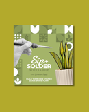 Build Your Own Stained Glass Snake Plant - Sip & Solder Workshop with Prism + Petal