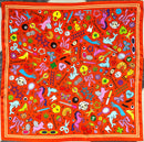The Peach Fuzz - Trinket Treasures Silk Scarf