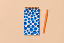 And Here We Are - Blueberries Letterpress Spiral Pocket Size Notebook