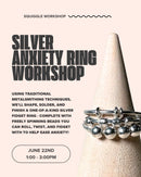 Crafting Your Own Silver Anxiety Ring Workshop with Squiggle Cutters