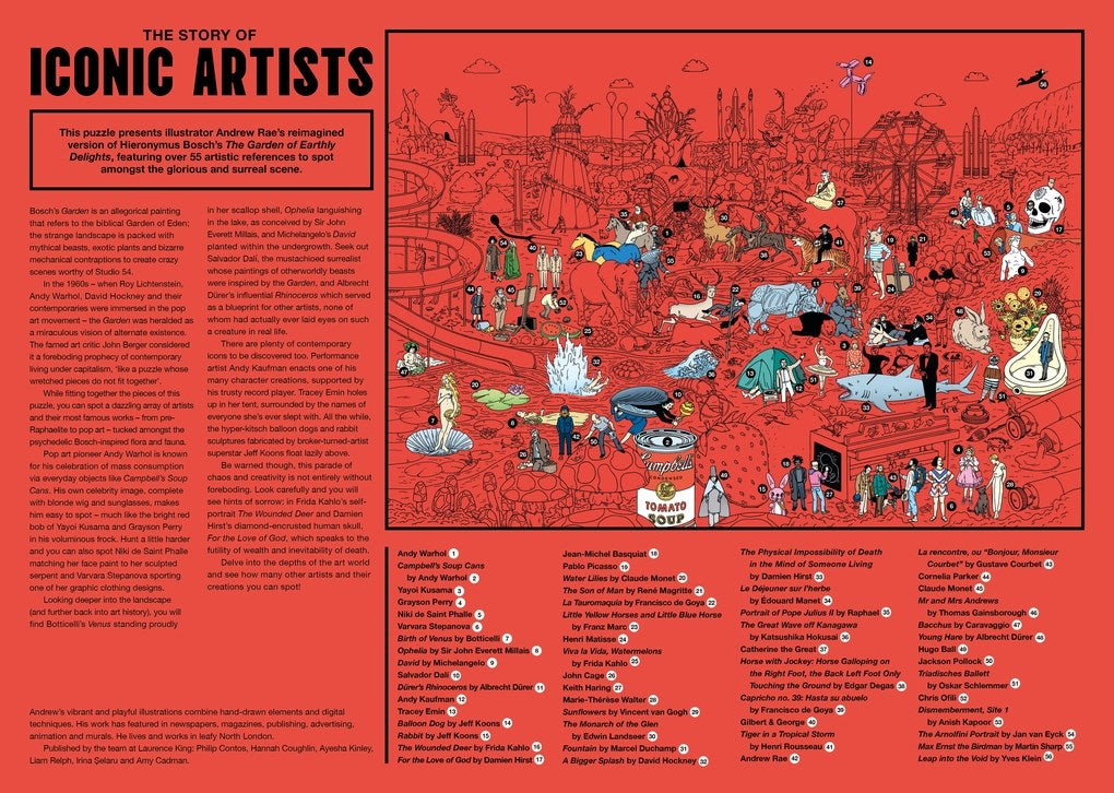 The Story of Iconic Artists: 500 Piece Puzzle