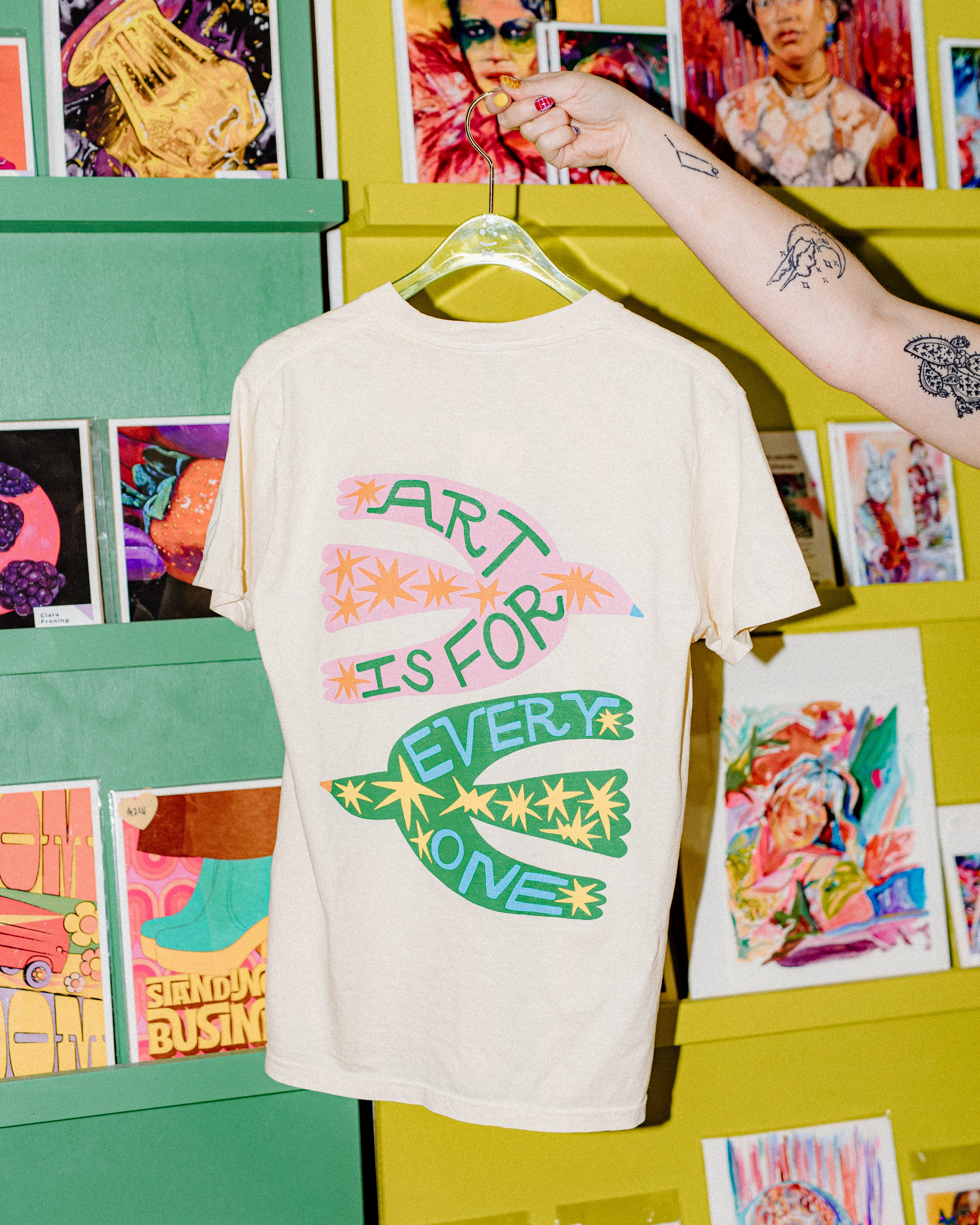 Merch Fall Drop 001 -  Bird: Support Local Artists Shirt