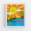 Posse Paper Goods - Let me Float Art Print