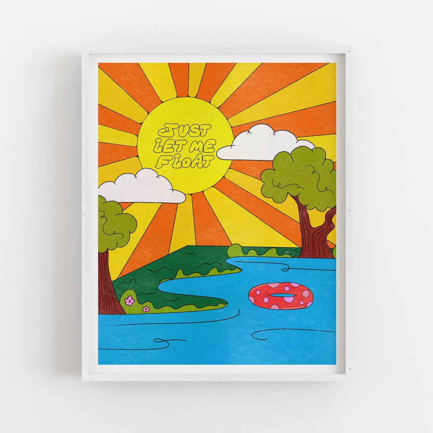 Posse Paper Goods - Let me Float Art Print