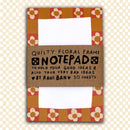 RANI BAN CO - Quilty Floral Frame Notepad