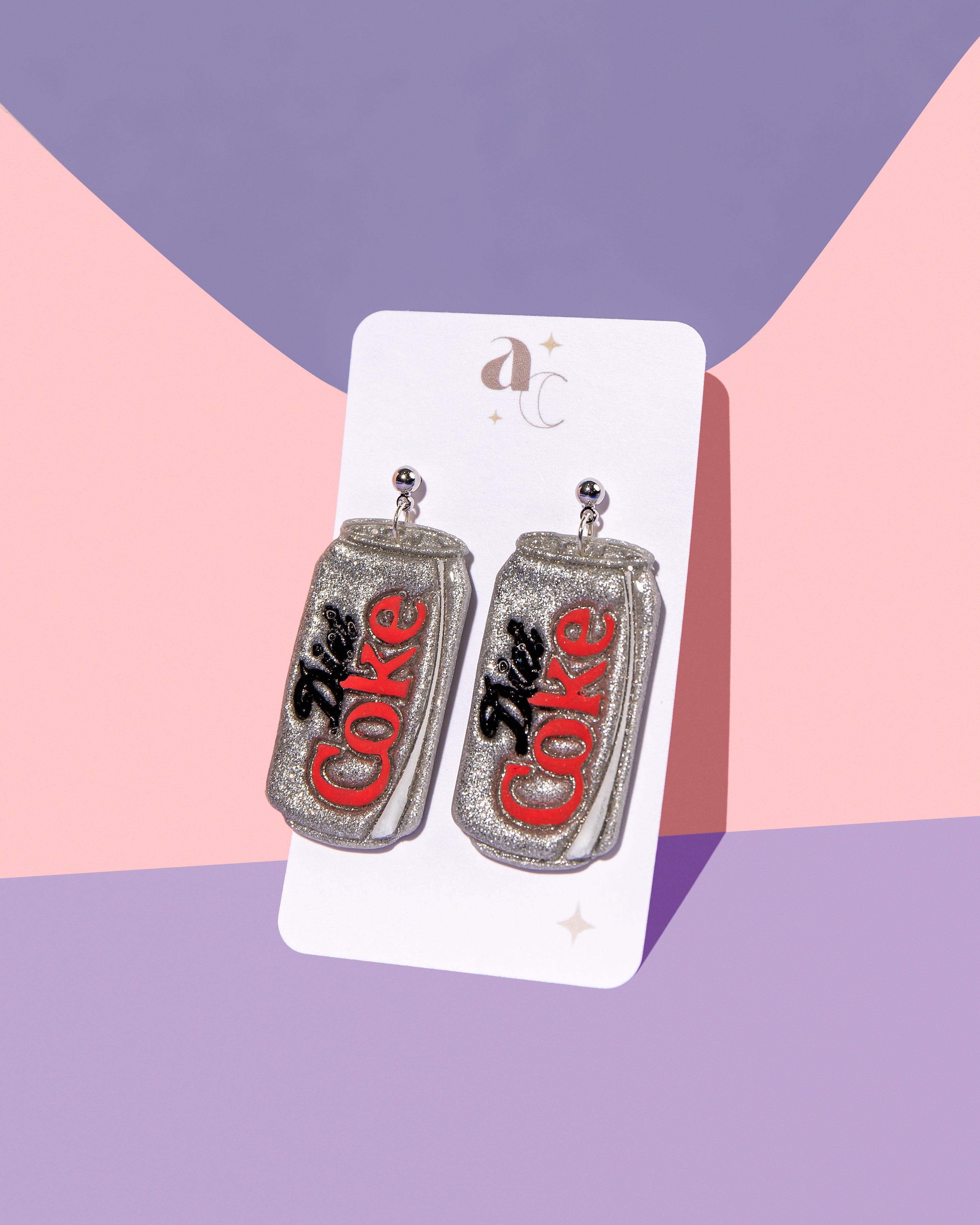 Anna Claire Collection - * Diet Coke Earrings