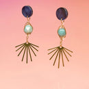 Tribe + Temple - Ofelia Three Tier Dangle Earrings