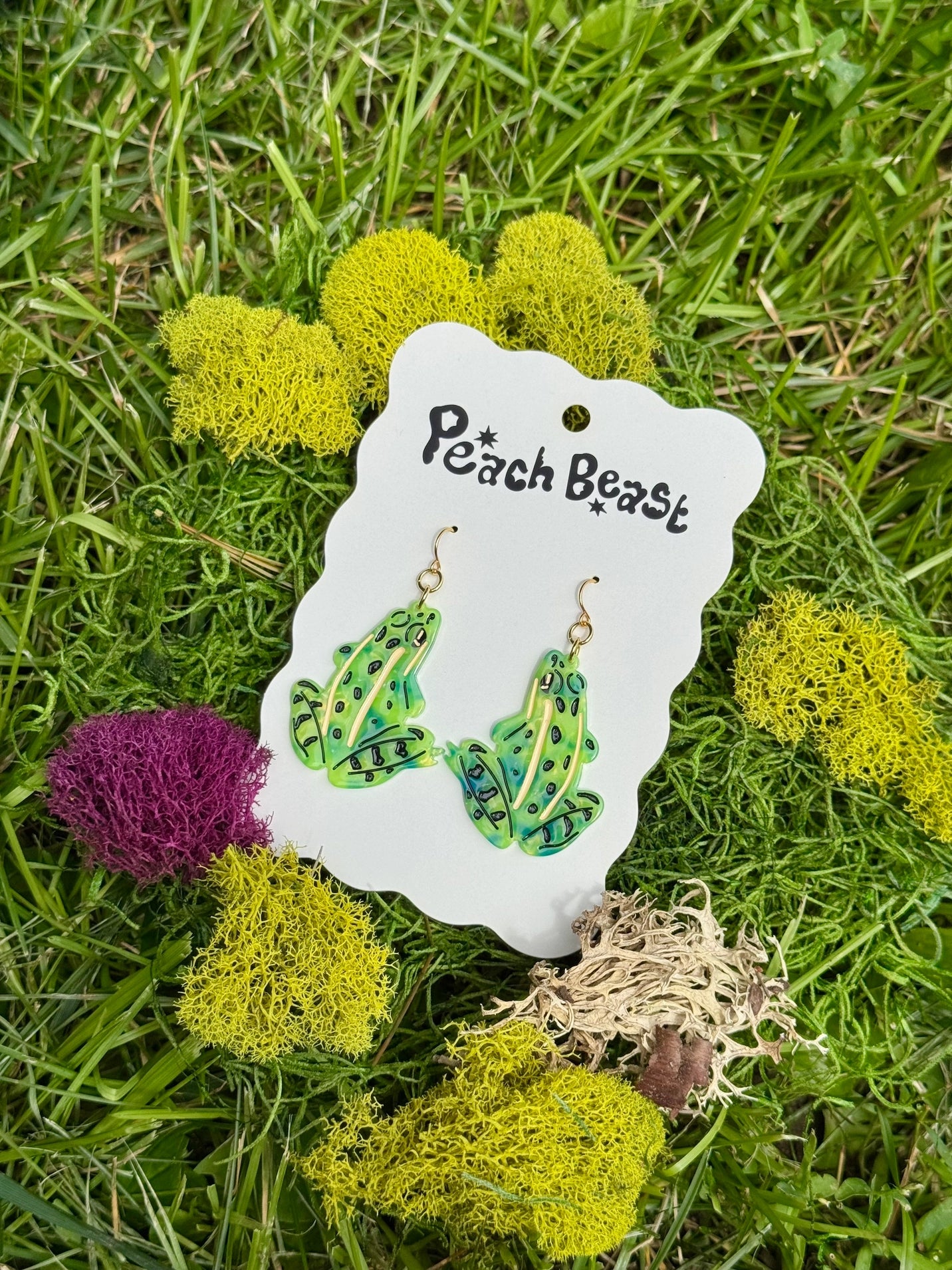 Peach Beast- Earrings