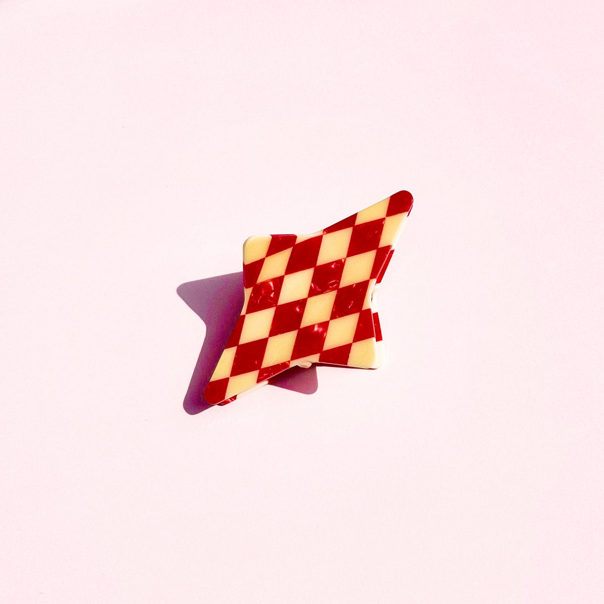 Peach Beast - Harlequin Claw Clip