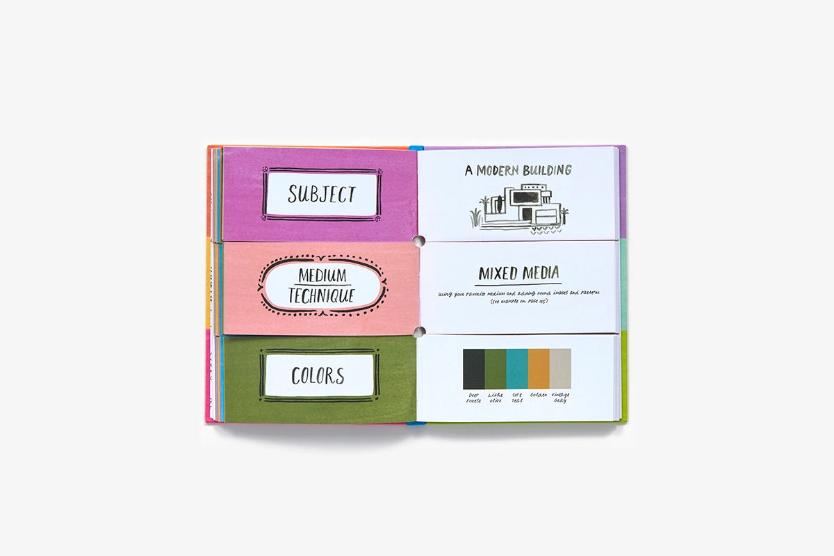 The Sketchbook Idea Generator (Mix-And-Match Flip Book)