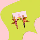 Tribe + Temple - Glam Hummingbird Hoop Earrings