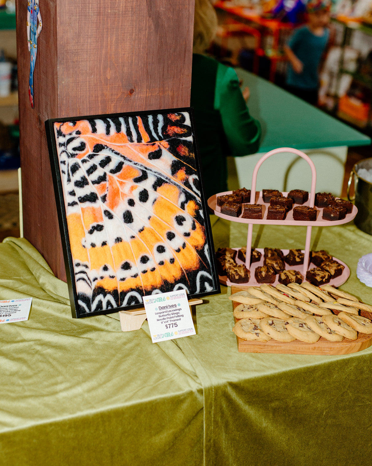 Dani Ives - Leopard Lacewings Butterfly Wings: Needle Point Felting