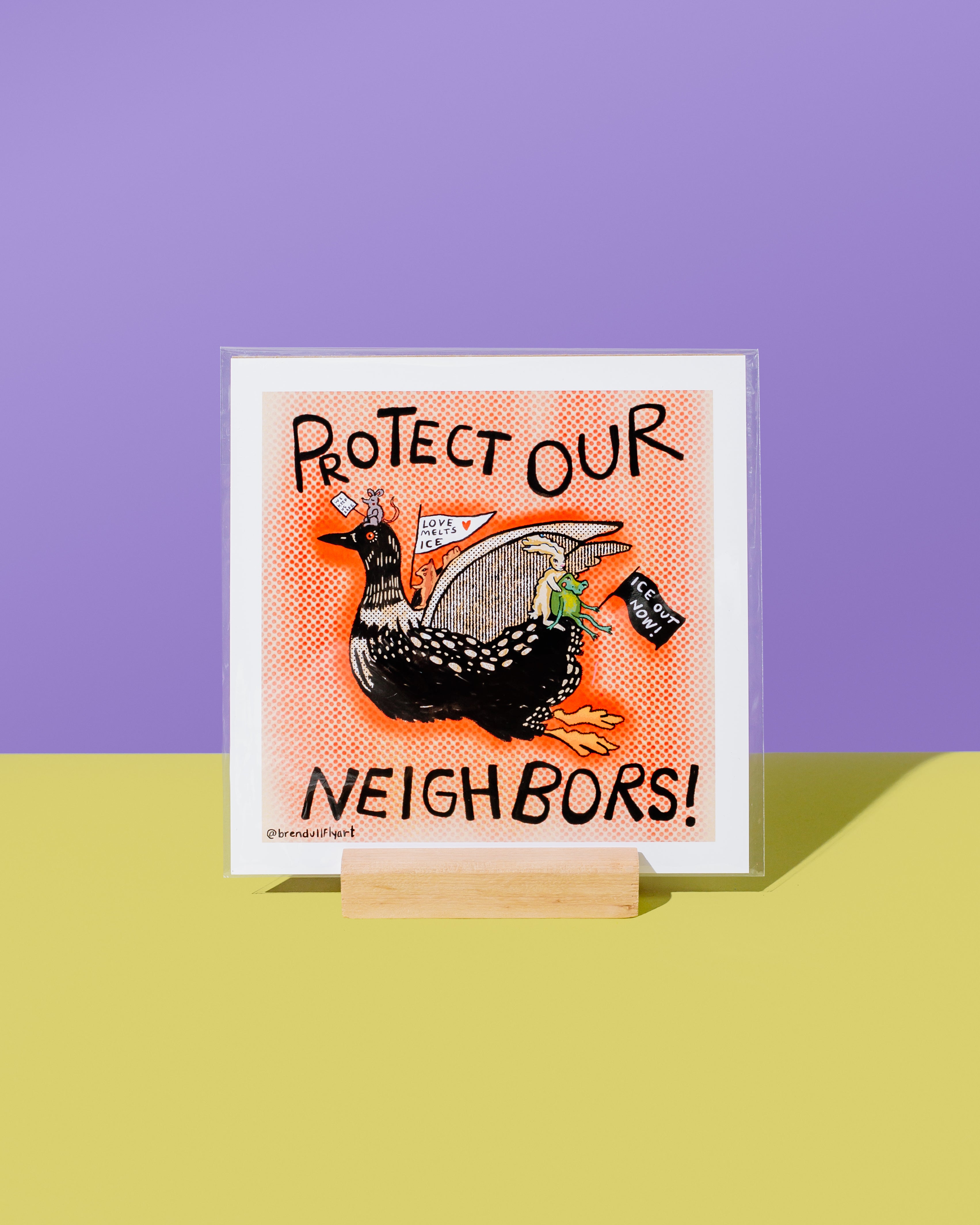 Brendull Fly Art - 8” x 8” Prints