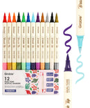 Grabie - Set of 12 Dual-Tip Acrylic Markers