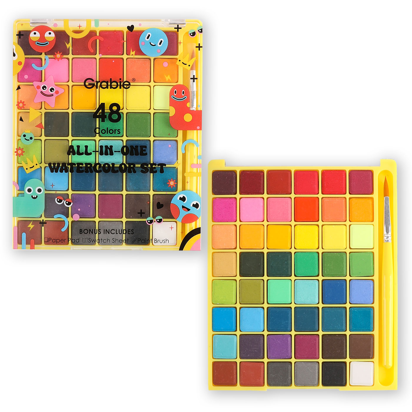 Grabie - All-in-One Watercolor Set of 48