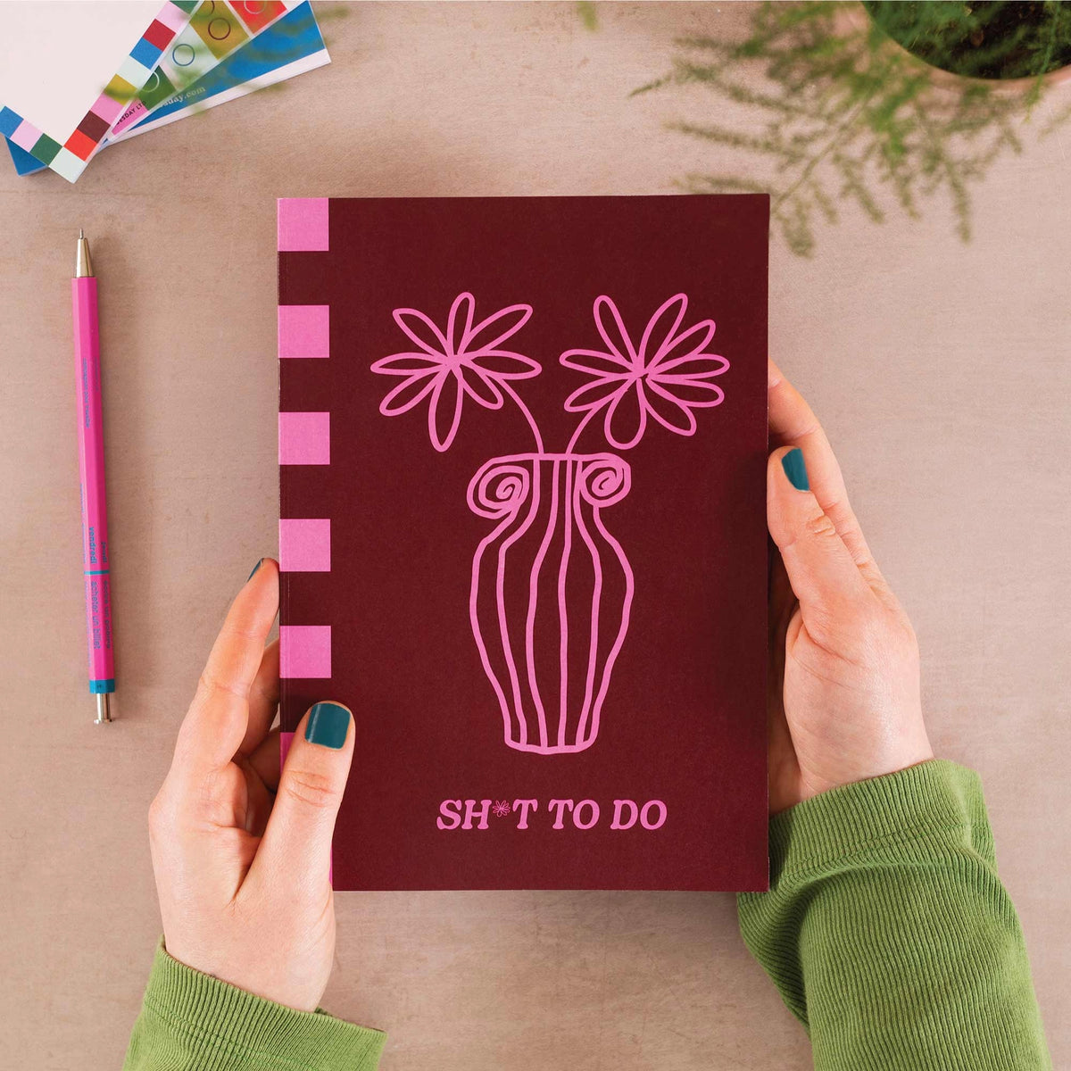 Good Tuesday - Hot Pink Bloom Notebook
