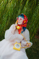 The Peach Fuzz - Trinket Treasures Silk Scarf