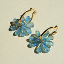 Paulina Otero- Flower Hoop Earrings