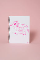 Egg Press Manufacturing - Adhdawg Letterpress Notebook By Suzy Ultman