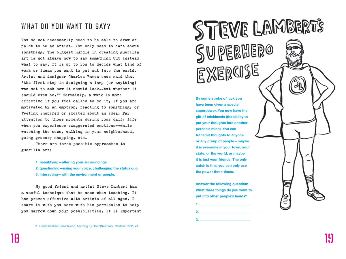 Guerilla Art Guide Journal