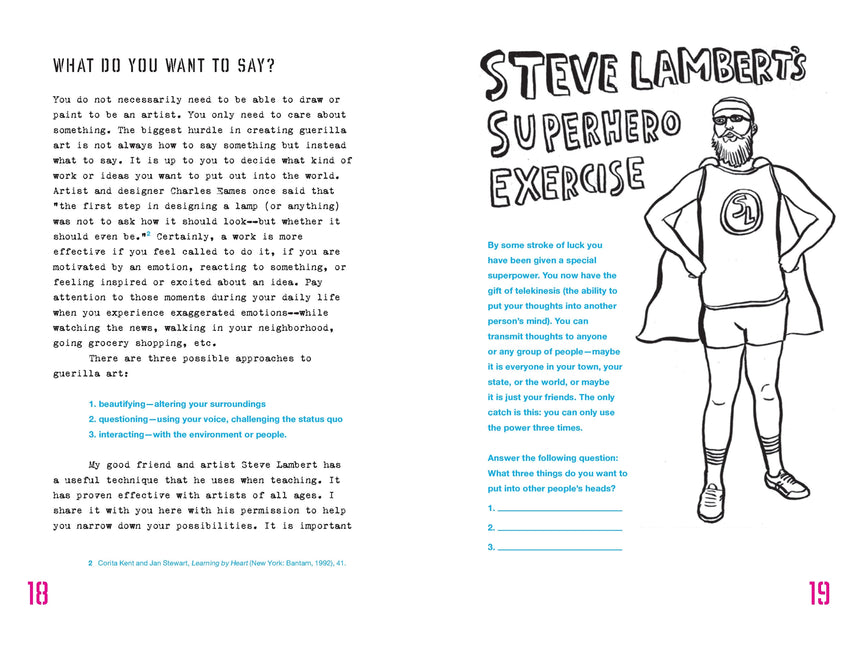Guerilla Art Guide Journal