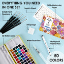Grabie - Watercolor Set of 50: All-in-One Premium