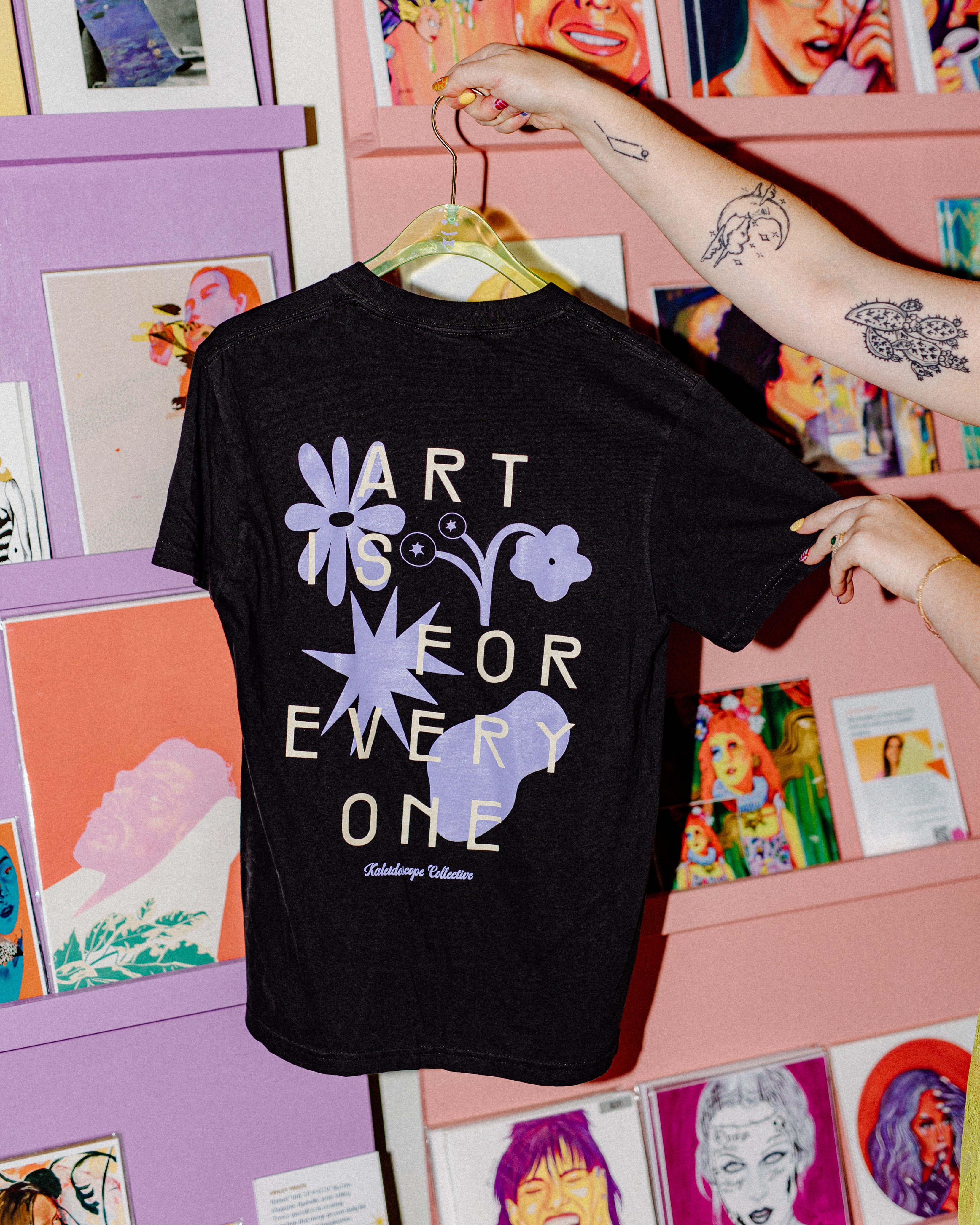 Merch Fall Drop 001 -  Flower Power: Support Local Artists Shirt