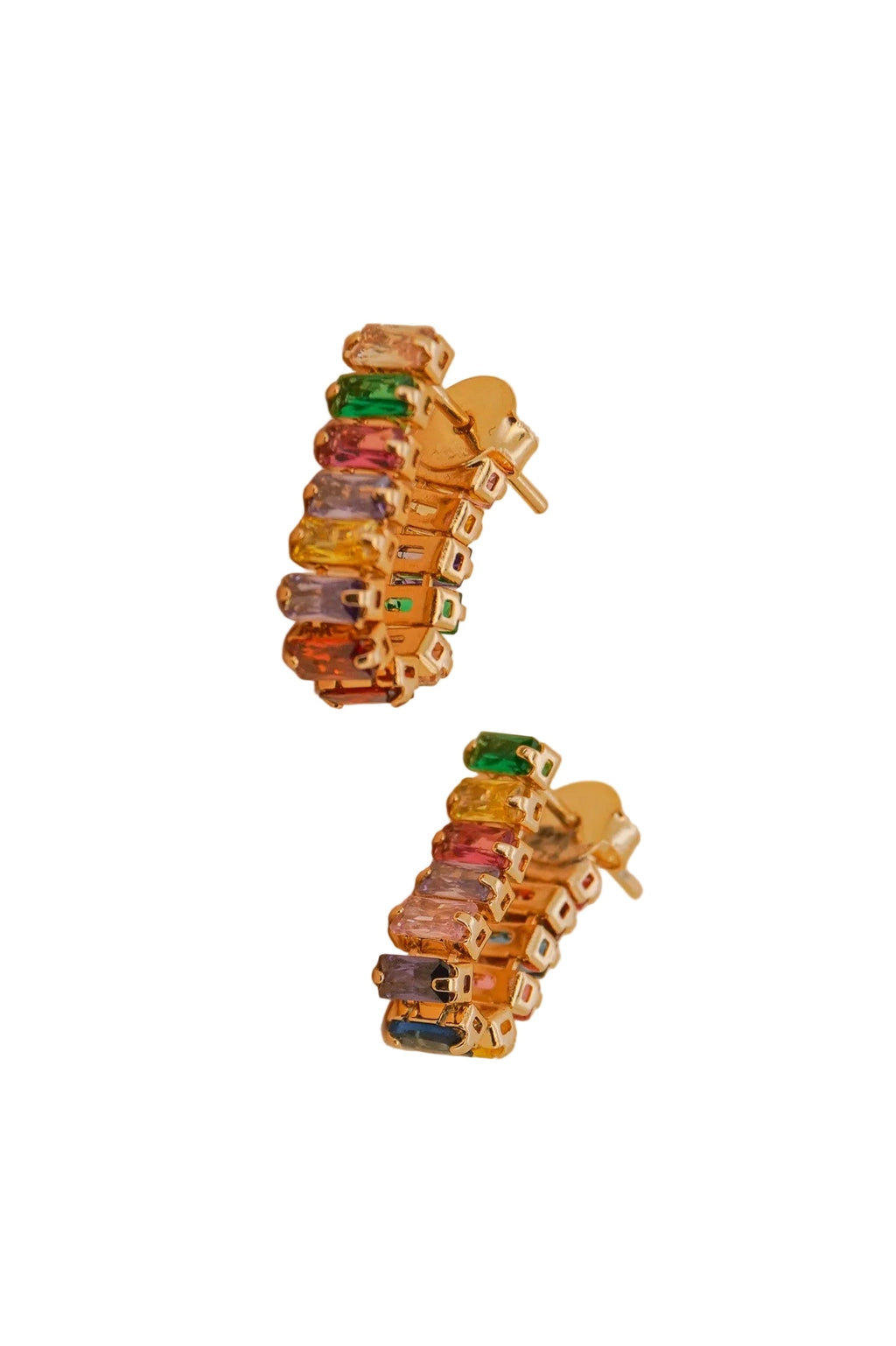 Paulina Otero - Multi-Color Zirconia Baguette Ear Jacket