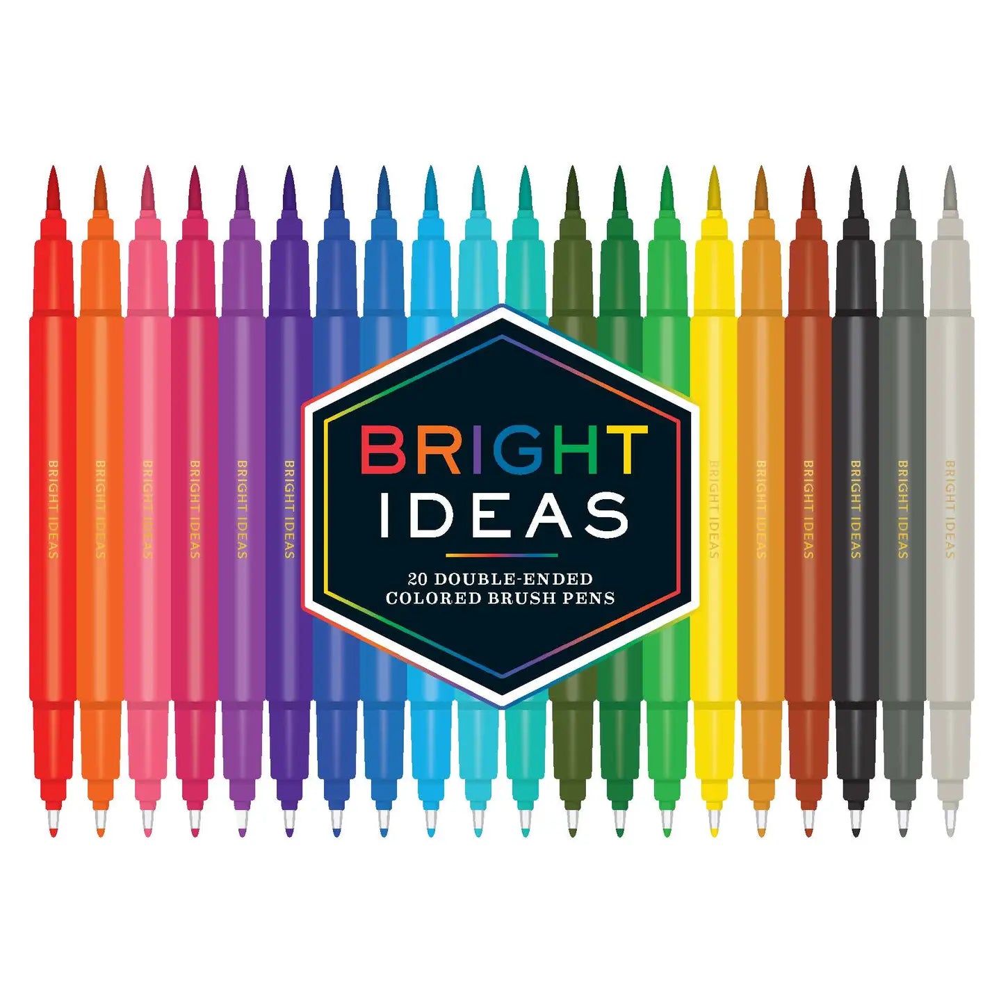 Bright Ideas Double-Ended Colored Brush Pens