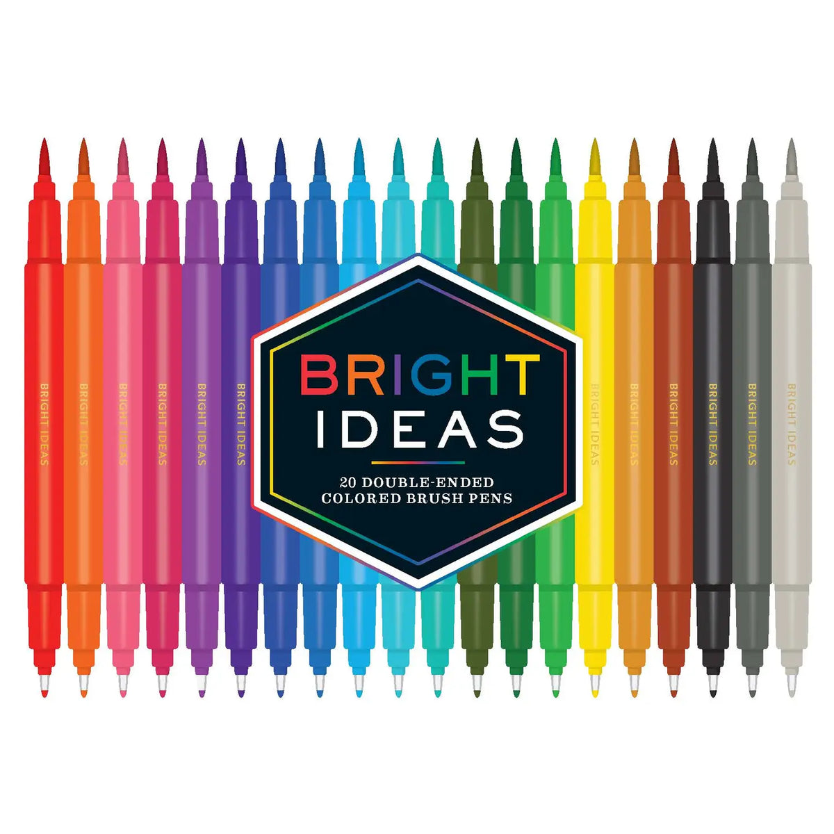 Bright Ideas Double-Ended Colored Brush Pens