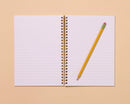 And Here We Are - Rainbow Trout Letterpress A5 Spiral Notebook