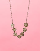 Squiggle Cutters- * Hard Flower Necklace: Sterling Silver