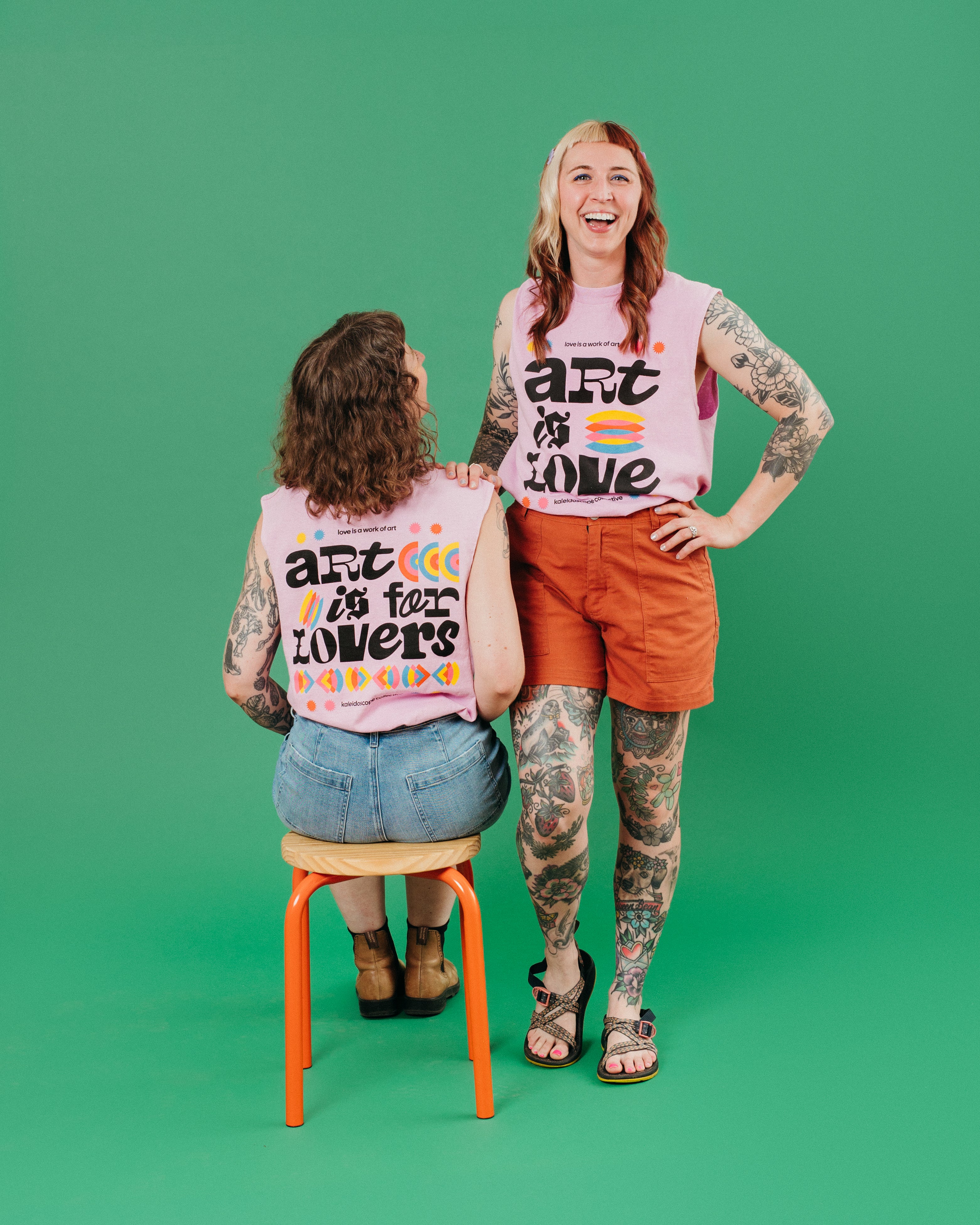 Merch Drop - Art is For Lovers: Pink Cutoff